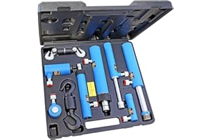 Pro-Lift-Montagetechnik Ausbeulsatz Ausbeulset Hydraulikzylinder 7teilig Karosseriepresse hydraulisch 10t Koffer