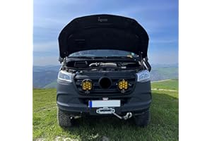 GOINGFAST Motorhaubenlifter Anbaumaterial Passend für Mercedes Sprinter W907 Haubenlifter Haubendämpfer Lifter Dämpfer Set