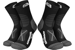 Alpen Bears Hiking Socks Made of Merino Wool [2 & 3 Pairs] Professional Trekking Socks for Hiking - Outdoor Socks for Women Men & Children - Warm Merino Hiking Socks - Functional Socks - Trekking