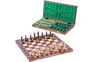 SQUARE GAME Square - Echecs en Bois SENATEUR - 41 x 41 cm - Échiquier & Pièces d'échecs