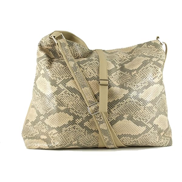 Snake Skin Print Tote Bag For Women - Large Capacity Handbag, Top Handle Shopper Shoulder Bag (Medium, Multicolor) - View #9