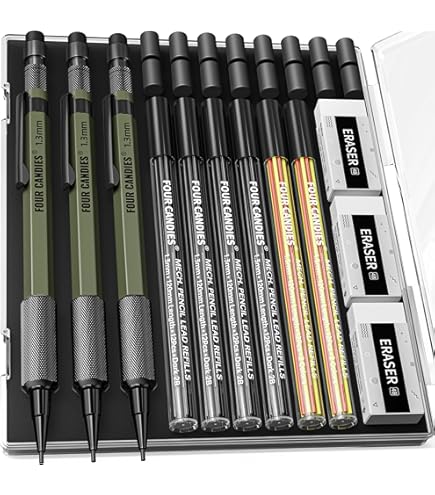 360Pcs 0.7 Mm Recharges Pour Porte Mine, Recharges De Plomb HB Mine De