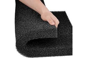Borlech Aquarium Filter Sponge Pad, Filter Media Foam Sponges, Filter Accessories for Fish Tanks and Ponds (47 x 47 x 4 cm, 20PPI, 1 Pack)