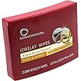 Connoisseurs Jewellery Cleaning Wipes | 25 Polishing Wipes for Gold & Silver Jewellery | Anti-Tarnish Protective Shield | Dry, Disposable & Non-Toxic