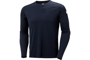 Helly Hansen Mens HH Tech Crew Long Sleeve, L, Navy
