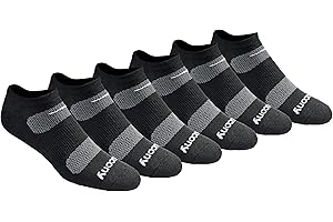 Saucony Skarpety do biegania Mężczyźni Saucony Męskie skarpety 6 par Performance Comfort Fit No-Show (6 w zestawie)