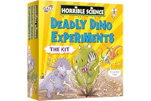 Galt Deadly Dino Experiments - Horrible Science Experiments with Fossil Digging Kit for Kids and Slime Kit - Science Kit with Fossil Excavation and Slime Egg - For Boys and Girls Ages 8 Years Plus