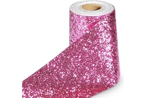 Stickyart Carta da Parati Autoadesiva Rosa Fucsia 10 x 400 cm Pellicola Adesiva per Mobili Rosa Cipria Rivestimento Adesivo per Mobili Pareti Doccia Bagno Perfetta Come Carta da Parati Adesiva Muro