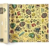 Gaia Rotolo di cera d'api biologica, 300 x 10 cm, ricambio sostenibile, realizzato a mano in Germania, per alimenti e pane (c