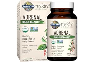 GARDEN OF LIFE Mykind Organics Adrenal Daily Balance - 120 Vegan tabs