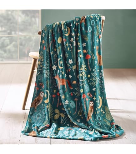 Catherine Lansfield Weihnachts-Kuscheldecke – 130x170 Cm, Fleece Mit Santa & Rudolph