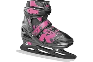 ‎ROCES Roces Kinder Jokey Ice 2.0 Girl Verstellbarer Schlittschuh, black-fuchsia, 34-37 EU