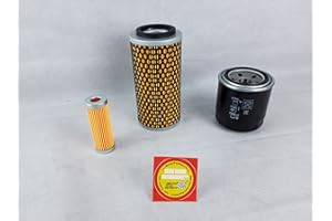 MOTOR FUN SPORTS Filter - Set (klein) passend für Kubota B 5000 Ölfilter, Luftfilter, Kraftstofffilter