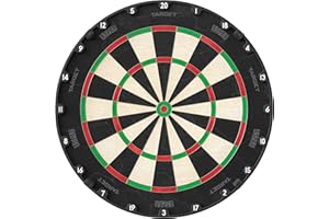 Target Darts Aspar Dart Board | Steel Tip Dartboard with Self Recovering Sisal Bristles & Rotational Score Ring | Thin Wire Regulation Competition Size Dart Board Set | Professional Darts Accessories