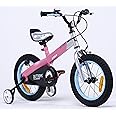 RoyalBaby Button freestyle girl’s boy’s kids children bike bicycle, 10 colours, in size 12”, 14”, 16” with stabilisers.