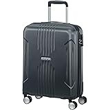 American Tourister Spinner 55/20, Trolley Unisex Adulto, Nero (Dark Slate), S 55 cm - 34 L