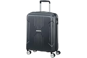 American Tourister Spinner 55/20, Trolley Unisex Adulto, Nero (Dark Slate), S 55 cm - 34 L