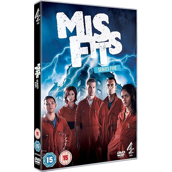 Misfits: Series - Season 1 - 2 - 3 - 4 - 5 Box Set [Blu-ray