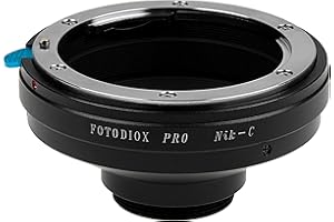Fotodiox Pro Lens Mount Adapter Compatible with Nikon F-Mount Lenses to C-Mount Cameras