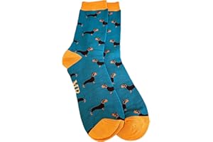 Purple Possum® Mens Socks Novelty Dachshund Dogs