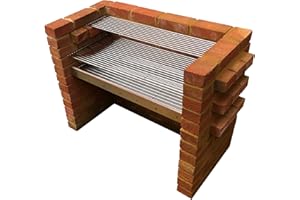 SUNSHINEBBQS Large Stainless Steel DIY Brick BBQ Kit 91cm x 40cm Grill