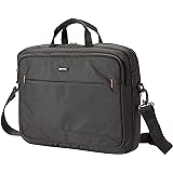 Amazon Basics - Borsa a tracolla per laptop compatto, custodia per il trasporto con tasche per riporre accessori, 44 cm, 1 un