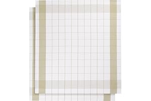 De Witte Lietaer 200064 Set di 2 Strofinacci Lino/Cotone 68 x 68 cm, 50% Cotone, 50% Lino, Verde, 68x68 cm