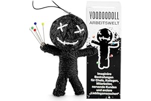 Schöne Güter Voodoo Lalka Voodoo Voodoo Lalka na wynos Voodoo Doll to go Voodoo Doll wyimaginowane kary dla miłych szefów, "ukochanych" kolegów, prezent dla kolegów z pracy, 5 x szpilki PRYM