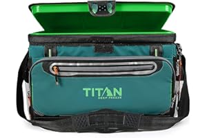 Arctic Zone Titan Deep Freeze Cooler - chłodziarka twarda bez zamka błyskawicznego z izolacją Deep Freeze, wkładka twarda i SmartShelf