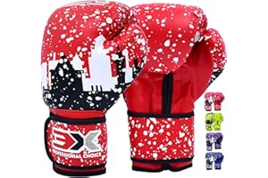 3X PROFESSIONAL CHOICE 3X Sports Kids Boxing Gloves Sparring and Muay Thai, 8oz 6oz 4oz Junior Training Mitts for Punch Bag Speed Ball Focus Pads Punching Workout MMA Sparring Fighting & Kickboxing