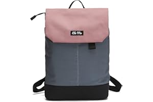 Ela Mo Rucksack Damen - Daypack schön u. durchdacht - Laptop Rucksäcke für Frauen - Anti Diebstahl Tasche für Schule, Uni, Business (Salmon)
