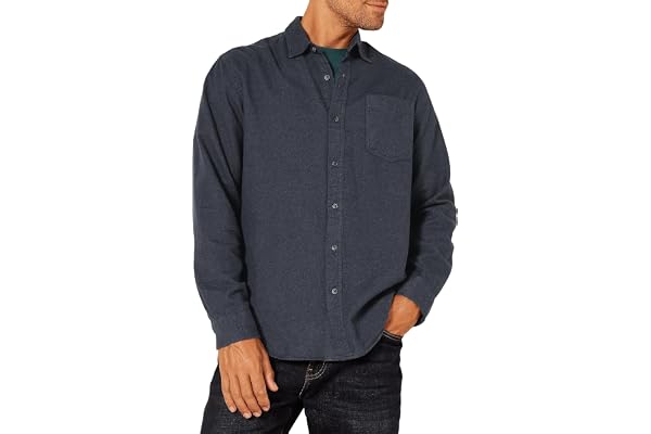 Amazon Essentials Chemise en Flanelle à Manches Longues - Couleurs abandonnées Homme