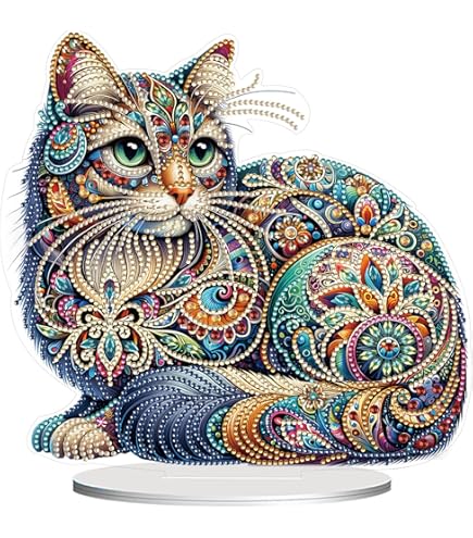 5D Diamond Painting Set for Children, 36 Pieces DIY Diamond Sticker Set, Diamond Painting for Children, DIY Animal Painting, Diamond Sticker Set, for Children and Beginners, Gifts for