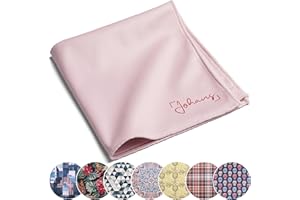 Johans® Panno in microfibra XXL per la pulizia di smartphone, tablet, occhiali, display, fotocamera, panno per la pulizia degli occhiali, panno per la pulizia, qualità ottica in 30 x 30 cm (rosa)