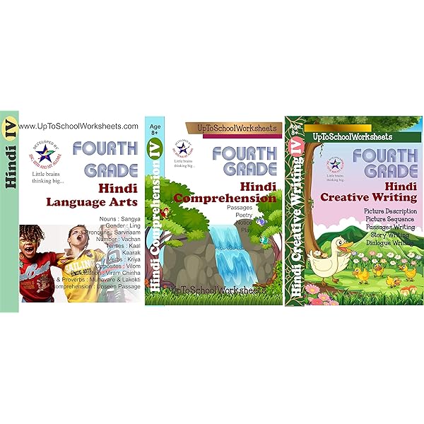 buy hindi grammar hindi comprehension hindi creative writing worksheets for class 4 cbse icse with answer key book online at low prices in india hindi grammar hindi comprehension hindi creative writing worksheets