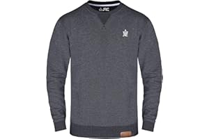JRC JUST ROYAL CLOTHING JRC Mens Fleece Crewneck Sweatshirts & Pullovers, Round Neck Long Sleeve Jumper, Sweater for Sports & Workwear