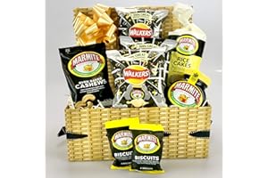 GIFTHAMPERZ Love it or Hate it MARMITE Hamper Food Gift Box - Nuts, Crisps, Biscuits etc - Unique Gift