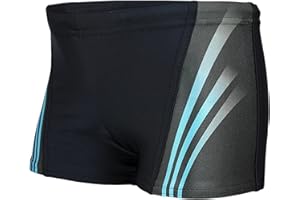 Aquarti Badehose Jungen Schwimmhose mit Kontrast-Einsätzen – Bequeme Badehosen für Jungen