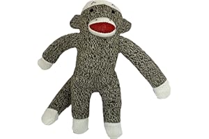 MULTIPET Juguete de Peluche para Perro, Mono de calcetín.