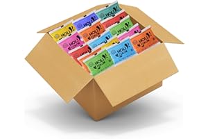 KOMENCU Holi Colours Powder - Pack of 100 Bags - 8 Colours - Paint Your Holi Festival Colourful