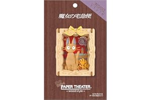 ENSKY Japanese Paper Theater 3D DIY Decoration (Studio Ghibli Kiki's Delivery Service Jiji Pt-w04)