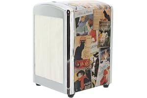 MIK FUNSHOPPING Dispensador de servilletas de París con servilletas