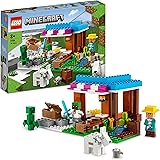 LEGO 21184 Minecraft Die Bäckerei modulares Spielzeug-Set mit Creeper- und Ziege-Figur, Konstruktionsspielzeug für Kinder ab 