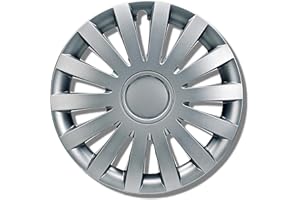 ALBRECHT AUTO-ZUBEHÖR Albrecht 17 pulgadas plata Embellecedores para llantas de acero, Embellecedores de ruedas Wind Made in EU - Sólo genuino en el embalaje de Albrecht