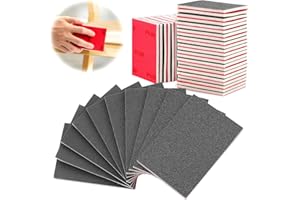 TXXATX 27 Pieces Sanding Sponge 180-3000 Grits Sponge Sanding Pads Wet and Dry Blocks Sandpapers Flexible Pads Washable and Reusable for Drywall Wood Furniture Metal Polishing Painting Auto Repair