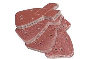 CNSSKJ Black Decker Mouse Sander Pads,40 Mouse Sanding Sheets to Fit Black and Decker Detail Palm Sander All Grades 40 Mixed Grit Pack 40 60 80 120 Grits (Size 1(40 60 80 120))