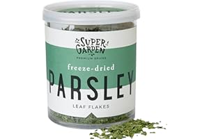 SUPERGARDEN Super Garden Persil lyophilisé - Herbes et épices de qualité supérieure - 100% pur et naturel - Convient aux végétaliens - Sans additifs artificiels, conservateurs, gluten ni OGM.