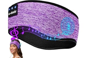LC-dolida Bandeau Ecouteurs pour Dormir Bandeau Bluetooth,Original Bandeau écouteur de Musique pour Hommes Femmes,Casque Sommeil avec Ultra-Fins HD Stéréo pour Sport,Dormeurs Latéraux,Voyage