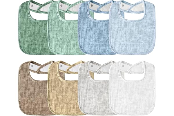 Kewlife present haklapp baby muslin fyrkantig baby halsduk justerbar för pojkar och flickor