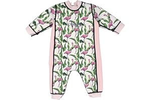 Aquajoy Warmsy – dwustronny kostium kąpielowy dla niemowląt klasy premium, wzór 2 w 1, bardzo ciepły niemowlę, niemowlę, noworodek i dzieci, kostium kąpielowy dla niemowląt, dla chłopca i dziewczynki, ciepły strój kąpielowy dla niemowląt